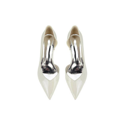 Pointed-Toe Flats with a Sleek Finish