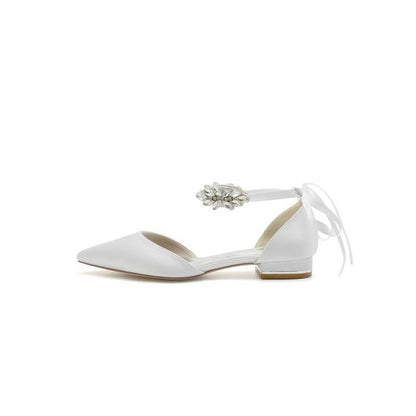 High Heels with Ornate Crystal and Pearl Accent