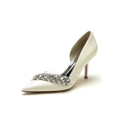 Wedding High Heels with Rhinestone