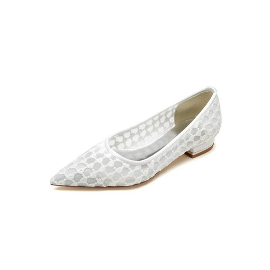 Pointed Toe Wedding Flats