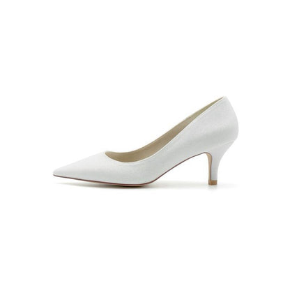 Glitter Crystal Pointed Toe Wedding Shoes