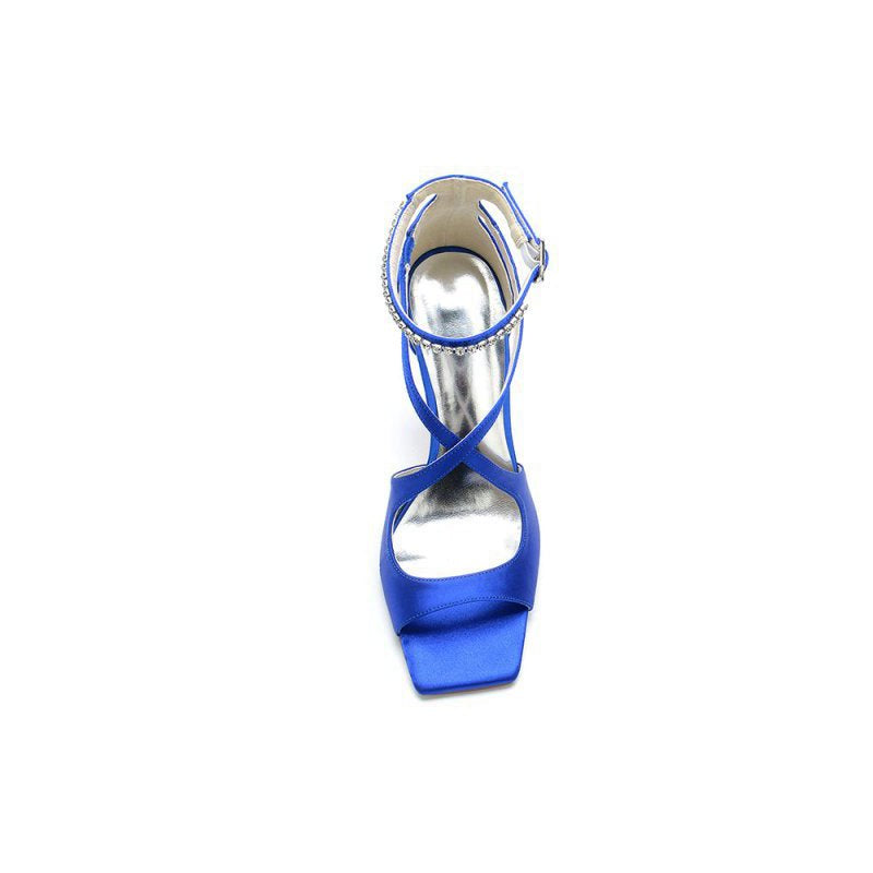 Open Toe Wedding Shoes with Straps