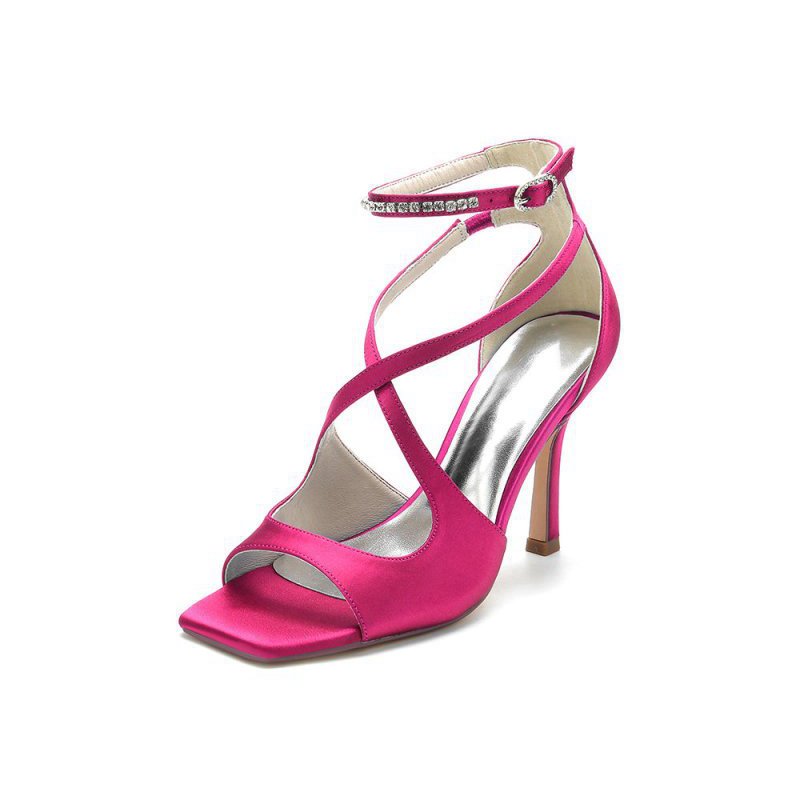 Open Toe Wedding Shoes with Straps