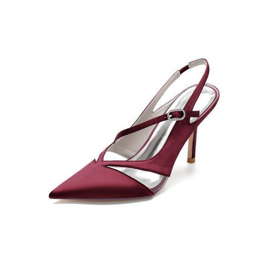 Slingback Pointed Toe High Heels
