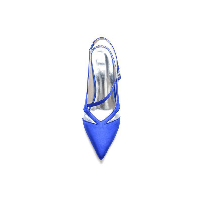 Slingback Pointed Toe High Heels