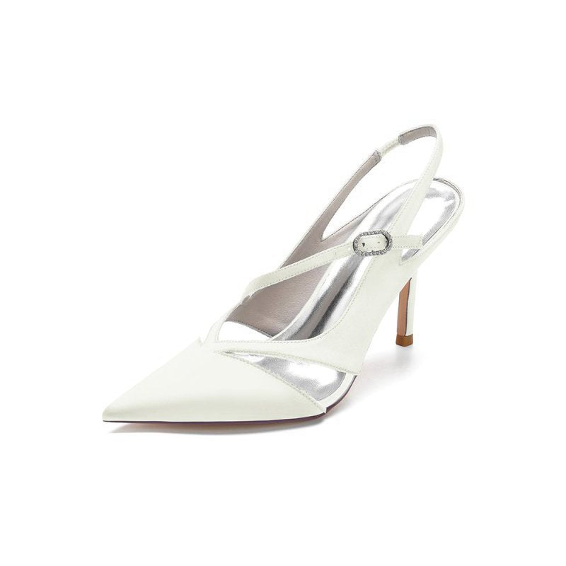 Slingback Pointed Toe High Heels