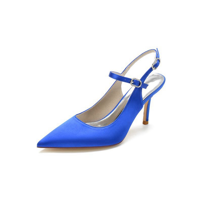 Simple Slingback Pointed Toe High Heels