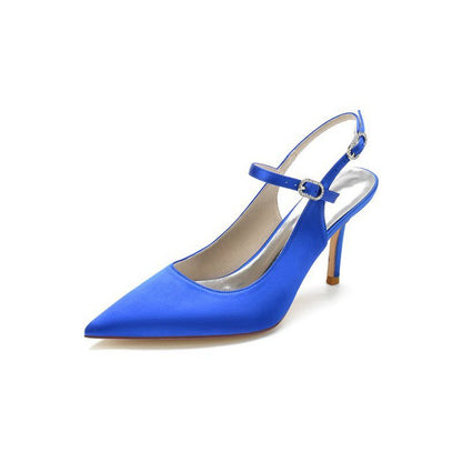 Simple Slingback Pointed Toe High Heels