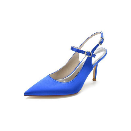 Simple Slingback Pointed Toe High Heels