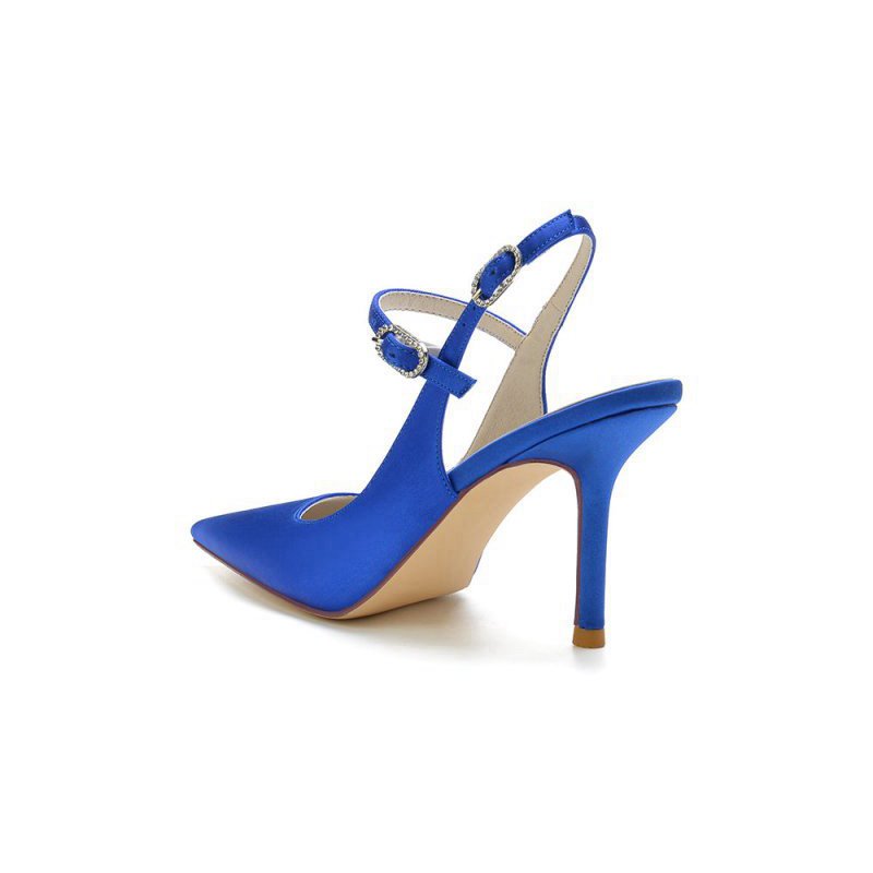Simple Slingback Pointed Toe High Heels