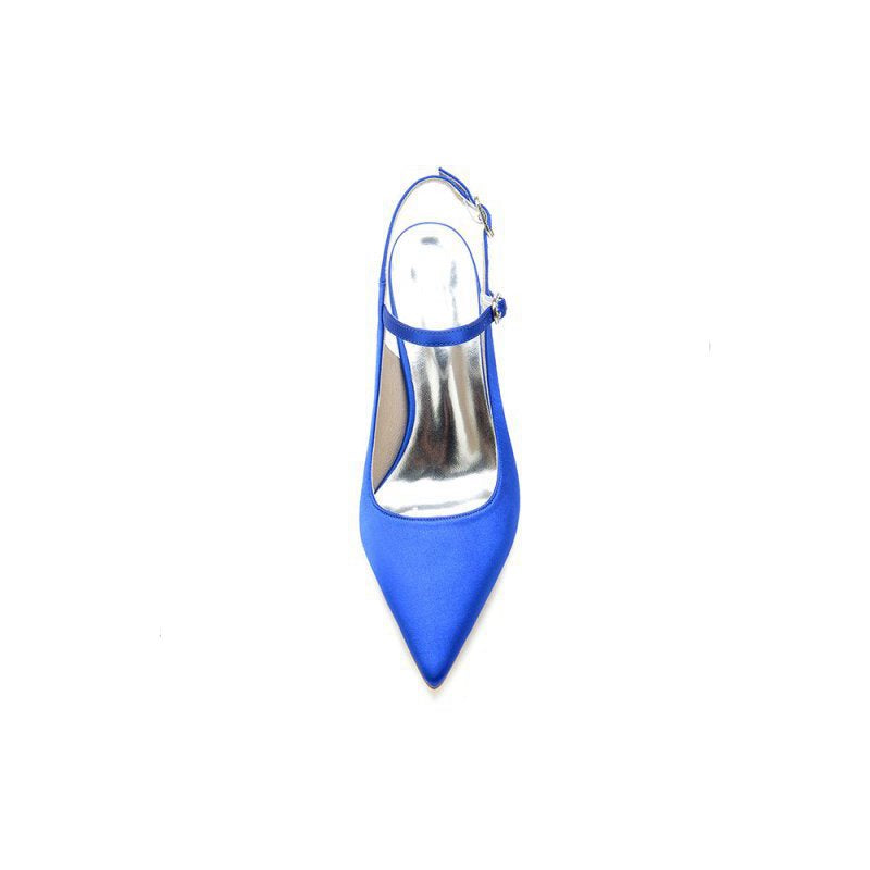 Simple Slingback Pointed Toe High Heels