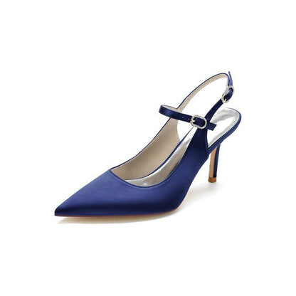 Simple Slingback Pointed Toe High Heels