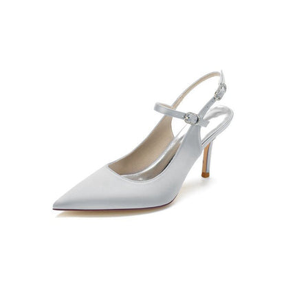 Simple Slingback Pointed Toe High Heels