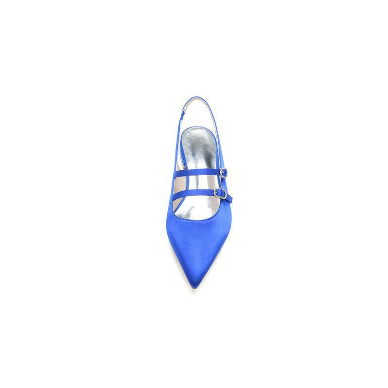 Simple Slingback Pointed Toe Flats
