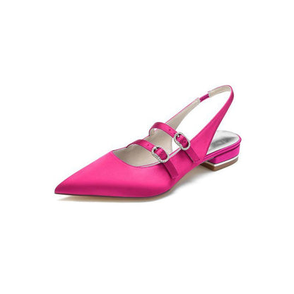 Simple Slingback Pointed Toe Flats