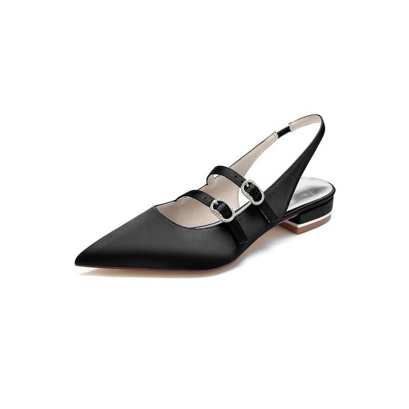 Simple Slingback Pointed Toe Flats