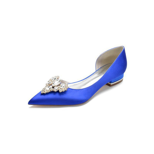 Crystal Simple Pointed Toe Flats