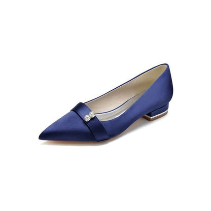 Crystal Cocktail Pointed Toe Flats