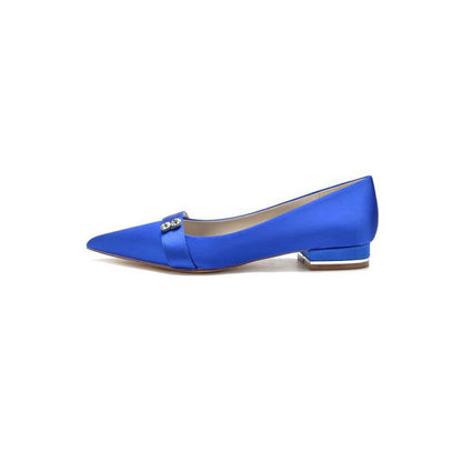 Crystal Cocktail Pointed Toe Flats