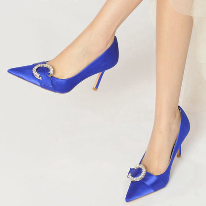 Crystal Cocktail Pointed Toe High Heels