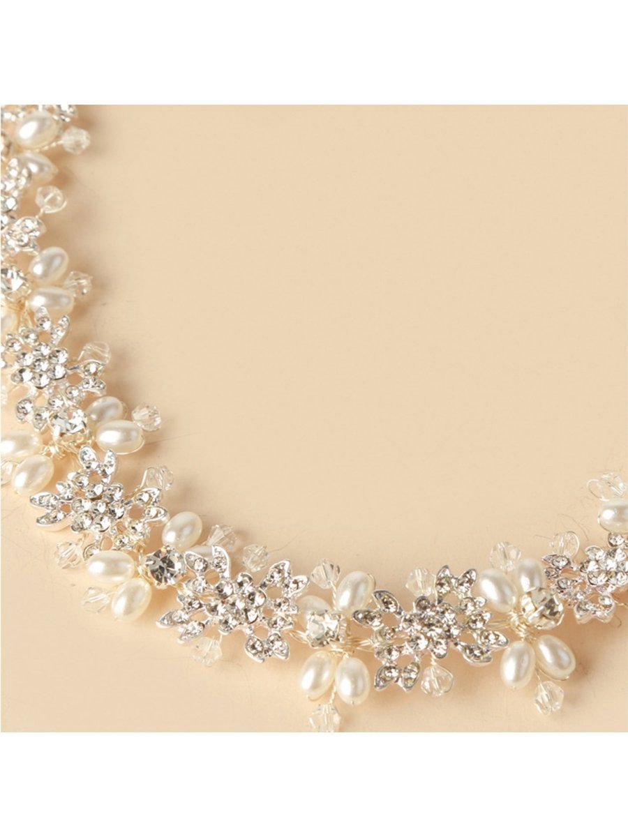 Rhinestone Pearl Bridal Headband
