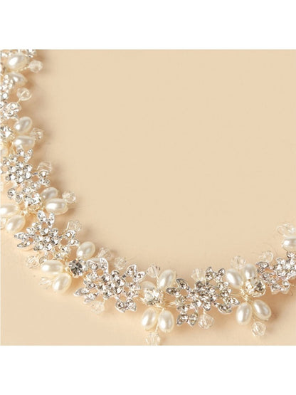 Rhinestone Pearl Bridal Headband