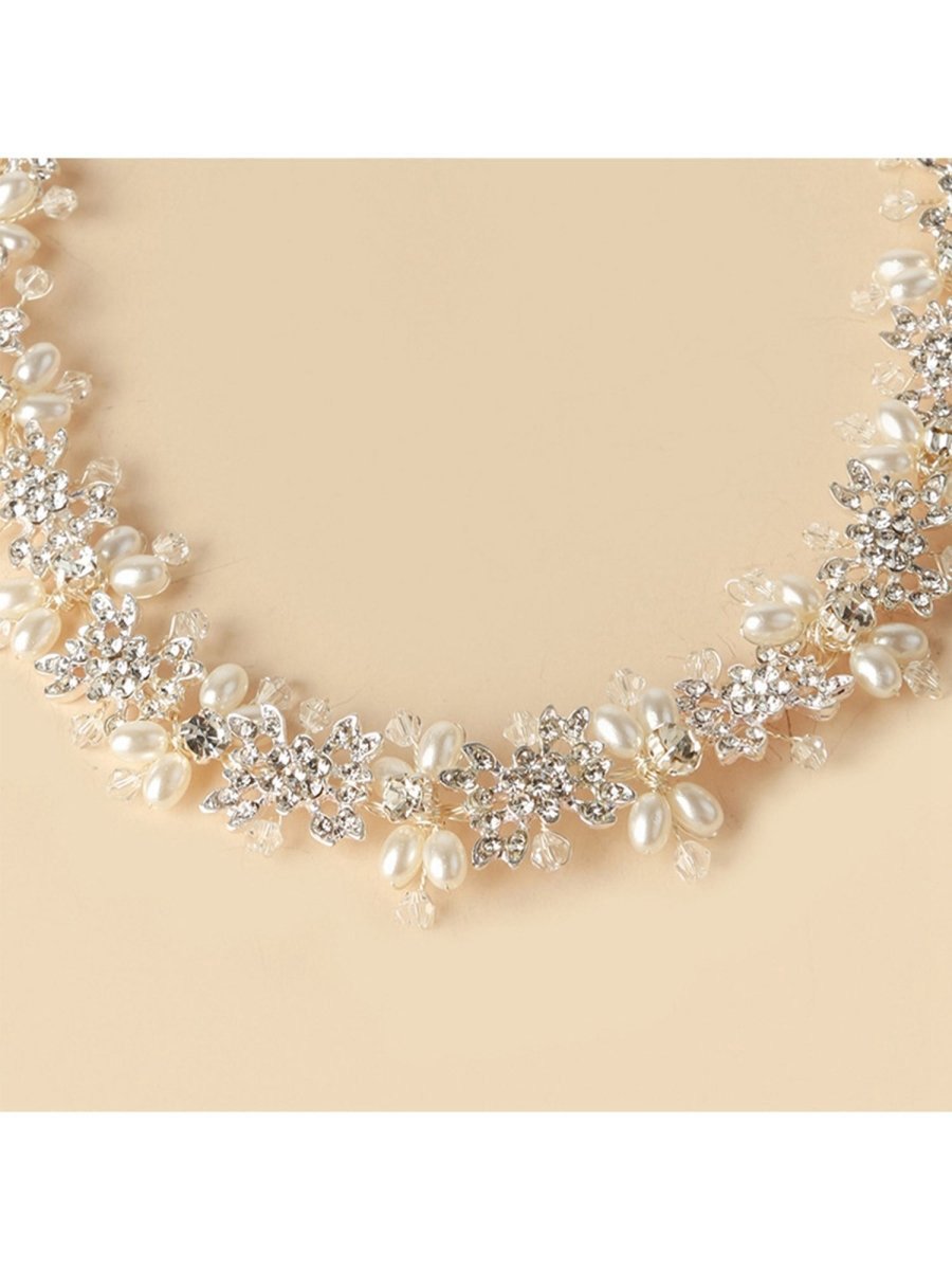 Rhinestone Pearl Bridal Headband