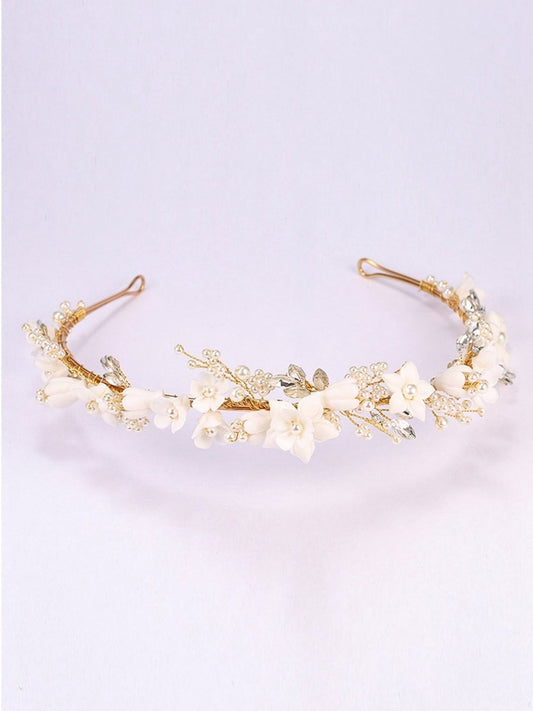 Flower Pearl Bridal Headband