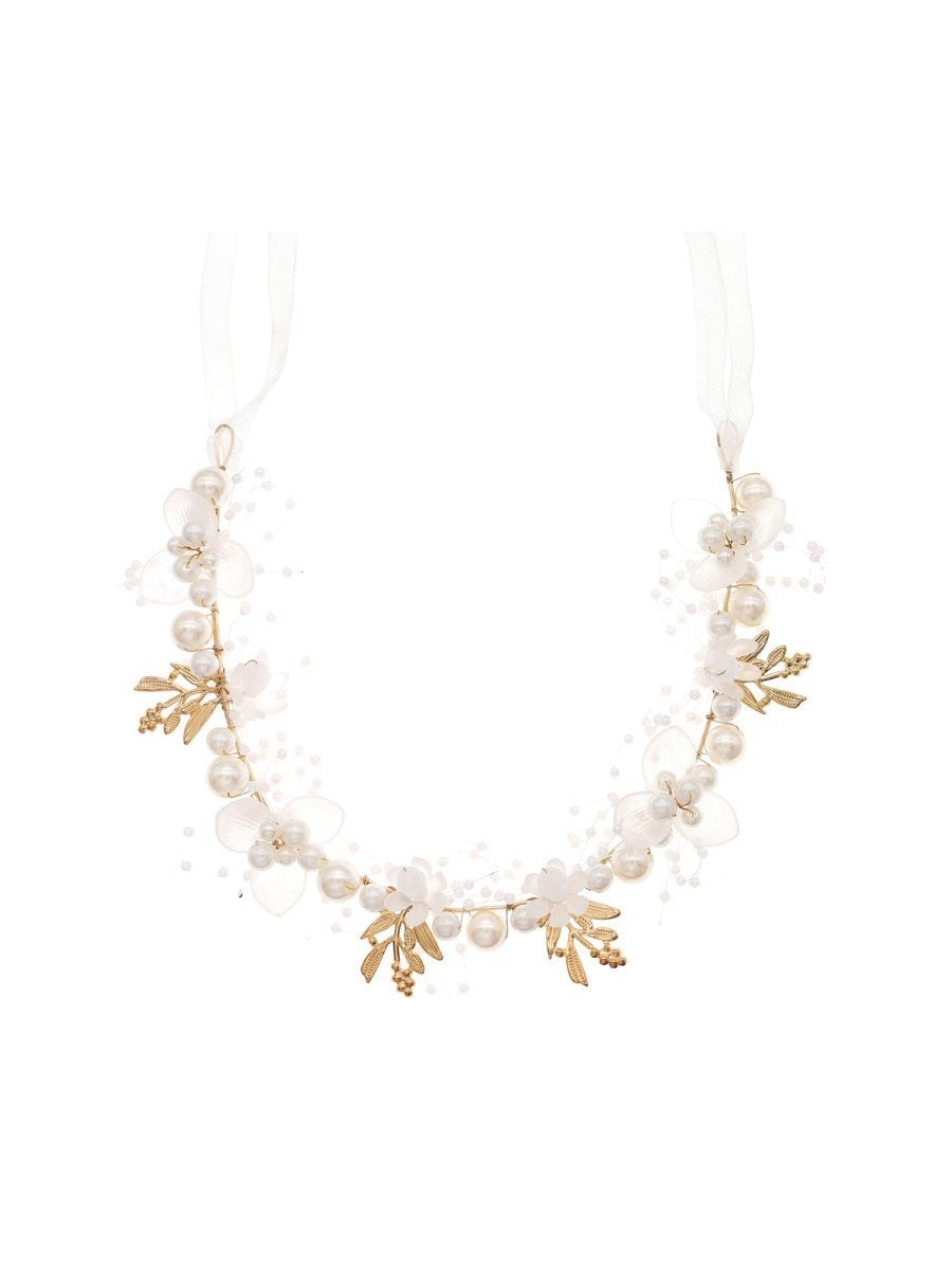 Handmade Beaded Floral Bridal Hair Accessory