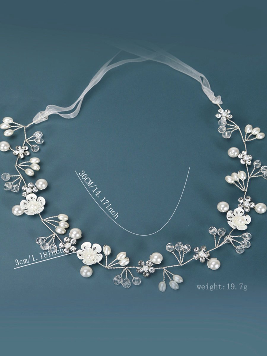 Flower Girl Pearl Headband