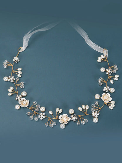 Flower Girl Pearl Headband
