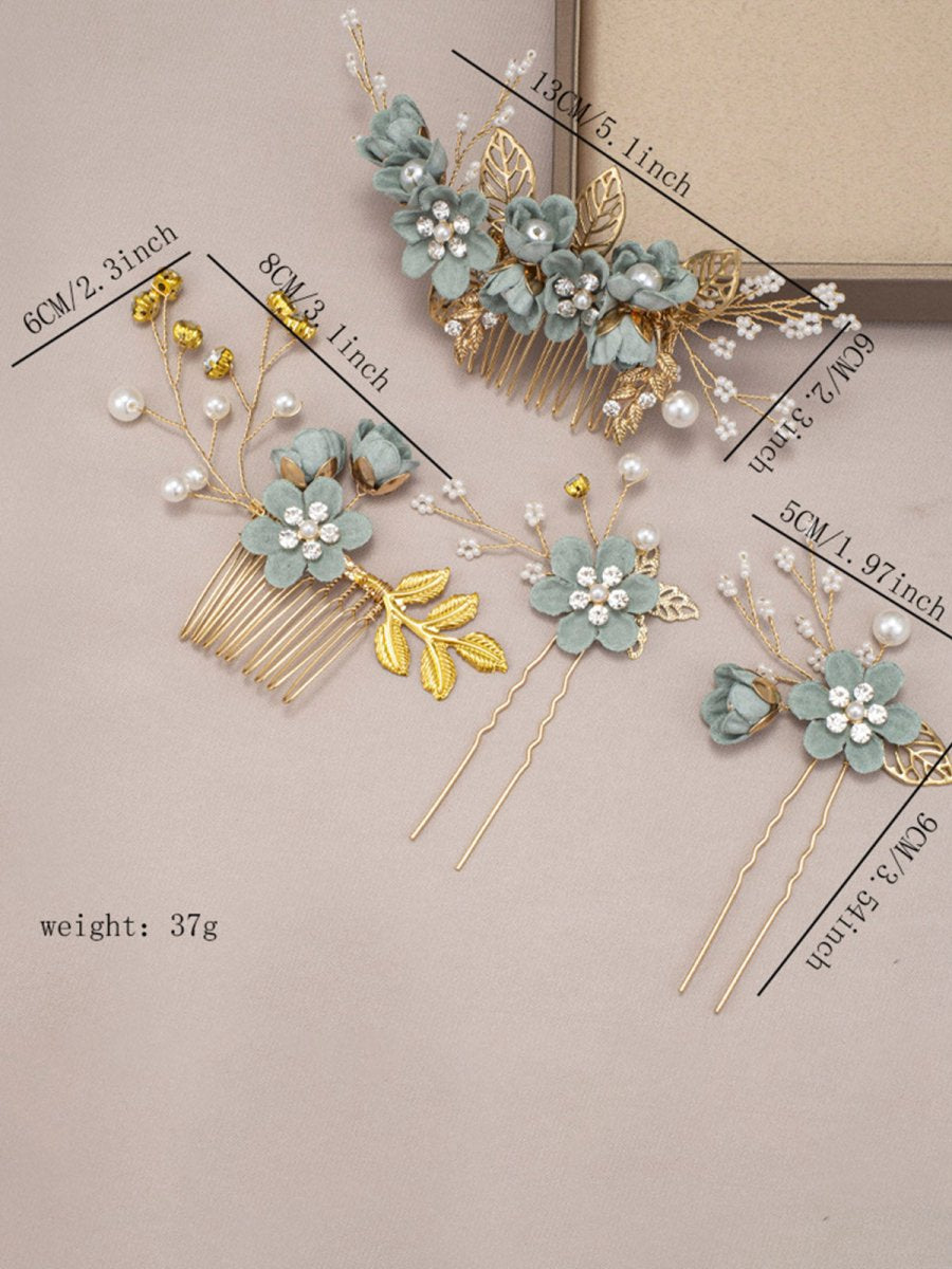 Bridal Haircomb HariPin Set