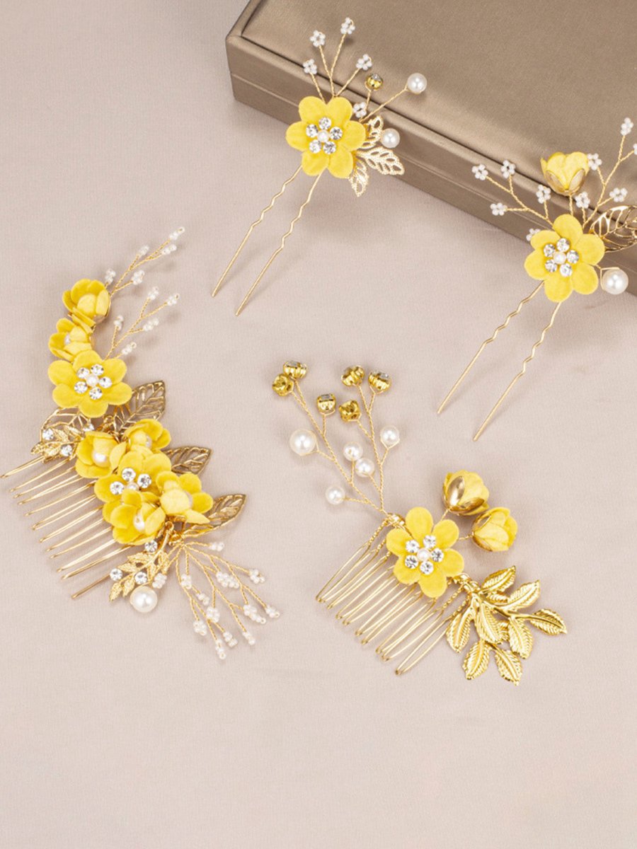Bridal Haircomb HariPin Set