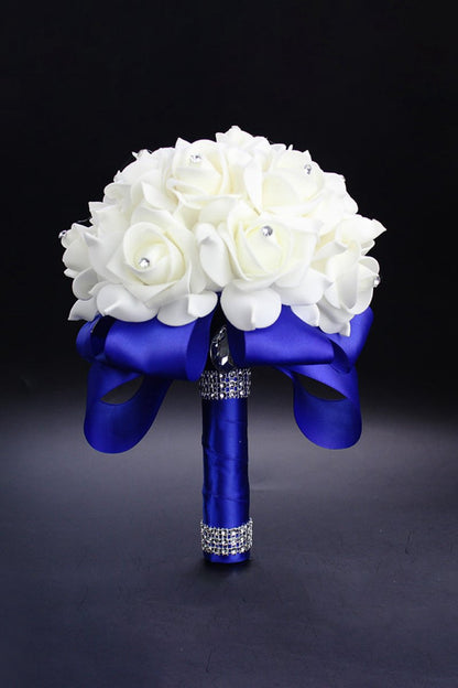 Foam Artificial Roses Wedding Flower Bouquets