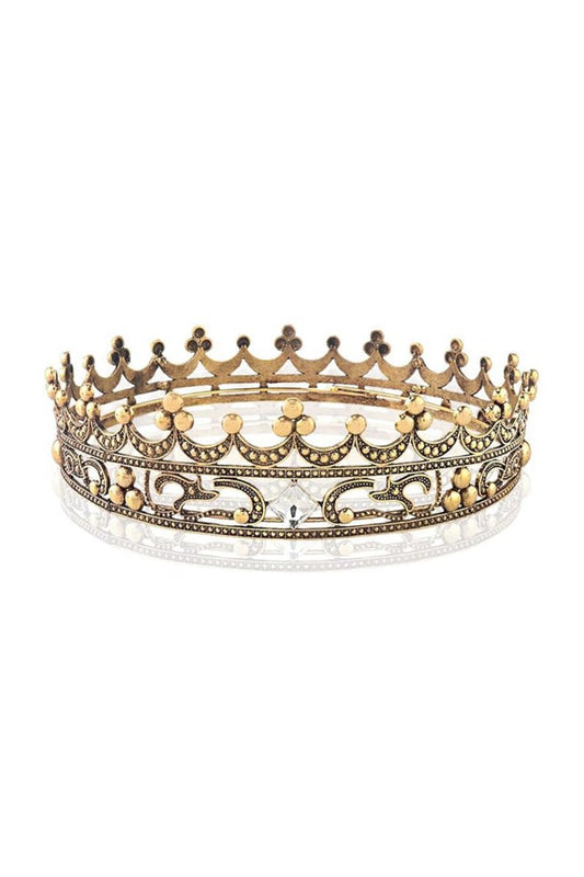 Full Crystal King Prom Tiara