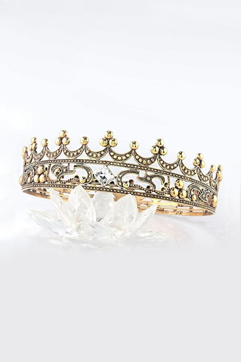 Full Crystal King Prom Tiara