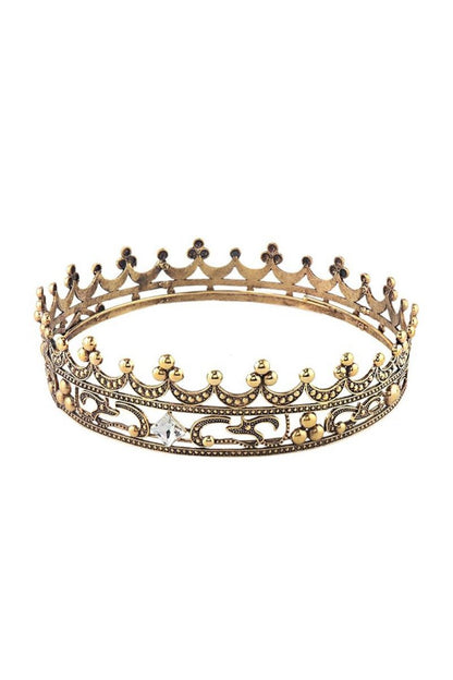 Full Crystal King Prom Tiara