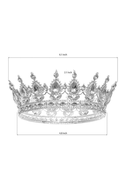 Queen Rhinestone Party Crowns
