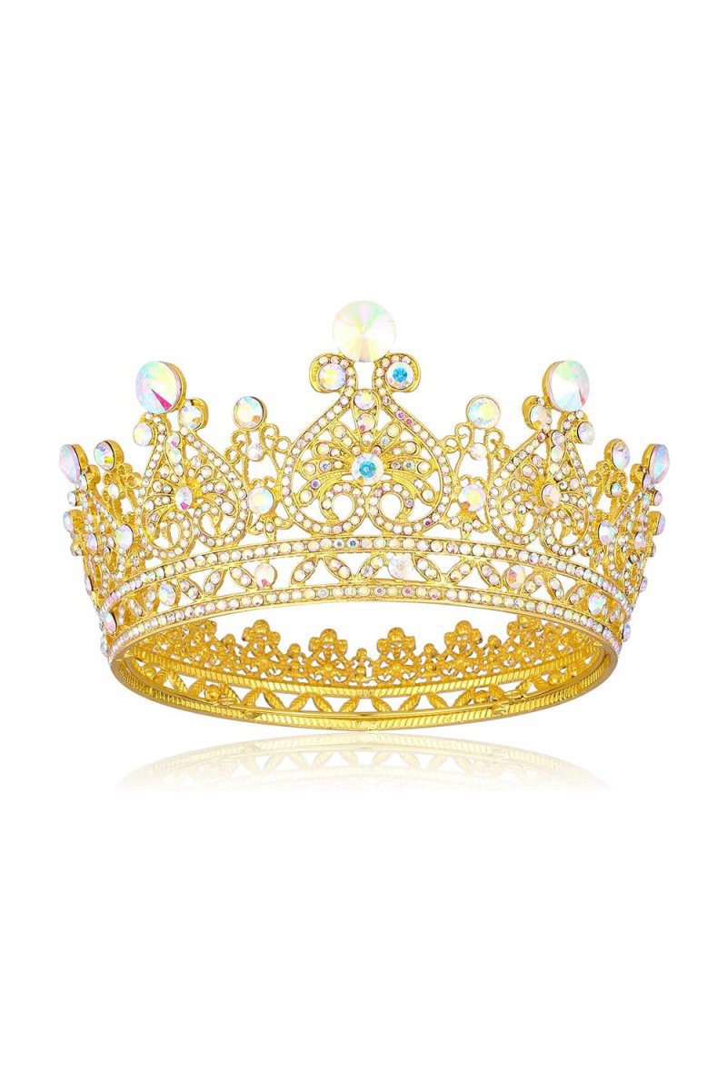 Crystal Full Round Wedding Crown