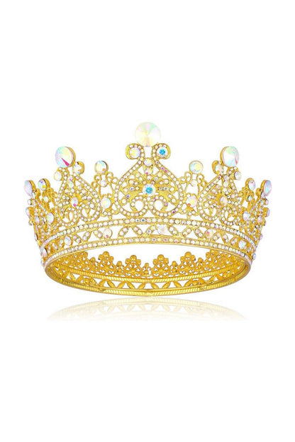 Crystal Full Round Wedding Crown