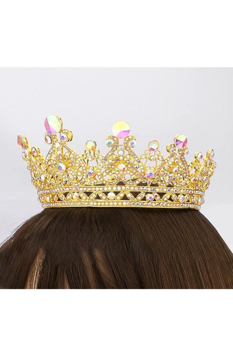 Crystal Full Round Wedding Crown