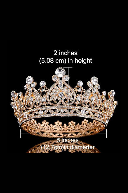 Crystal Full Round Wedding Crown