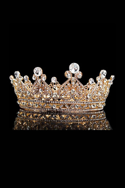 Crystal Full Round Wedding Crown