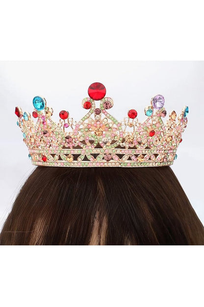Crystal Full Round Wedding Crown