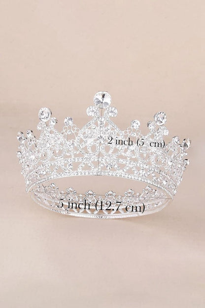 Crystal Full Round Wedding Crown