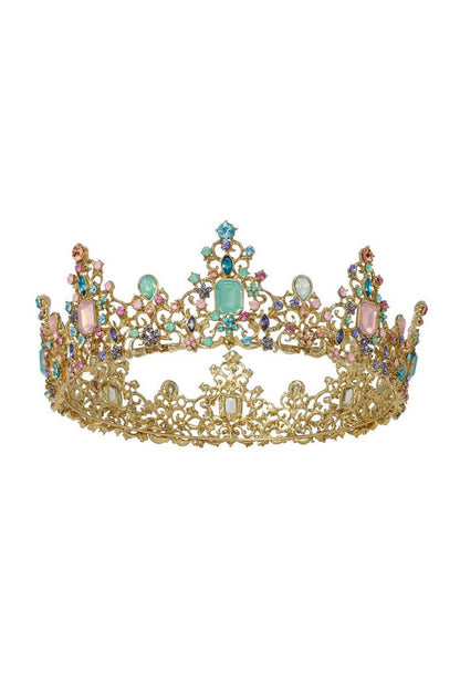Jeweled Baroque Queen Crown