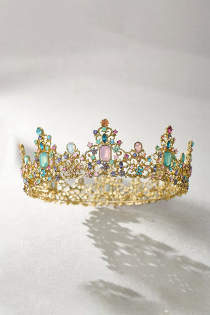 Jeweled Baroque Queen Crown