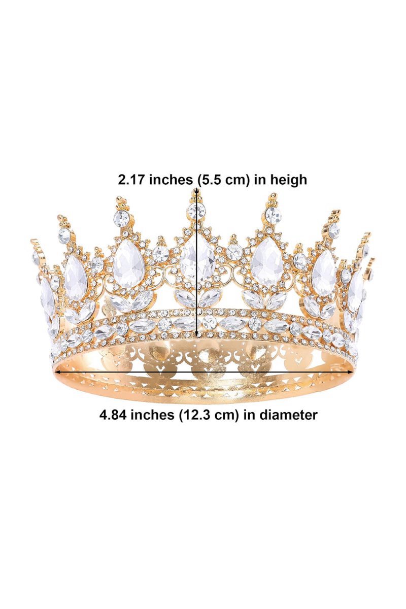 Feltent Gold Queen Crown