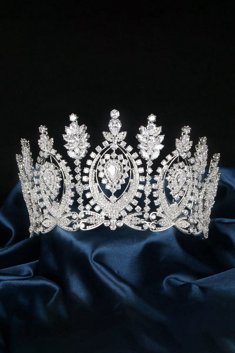 Gold Large Cubic Zirconia Crowns