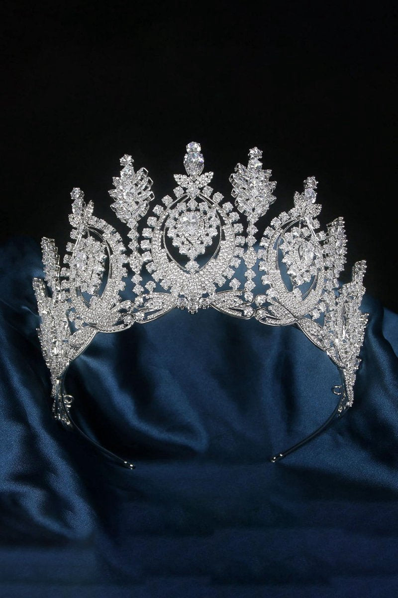 Gold Large Cubic Zirconia Crowns